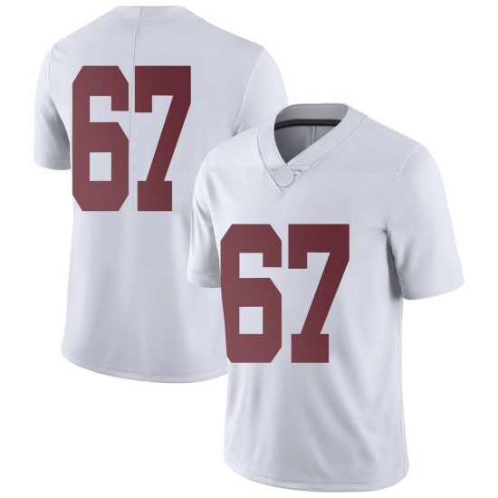 Alabama Crimson Tide Youth Donovan Hardin #67 No Name White NCAA Nike Authentic Stitched College Football Jersey ZW16A23NC